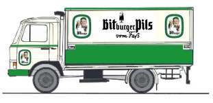 Loewe 4075 - H0 - Iveco Zeta 90M5 Bitburger